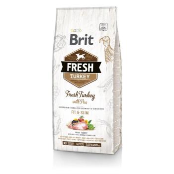 Brit Fresh Overweight & Senior Dogs Fit & Slim - Pulyka és borsó 2,5 kg kép