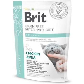 Brit Grain Free Veterinary Diet Struvite chicken & pea 400 g kép