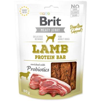 Brit Jerky Lamb Protein bárány fehérje szelet 80 g kép
