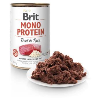 Brit Mono Protein Beef & Rice konzerv 400g kép