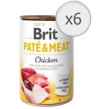 Brit Paté & Meat Chicken 6x400 g kép