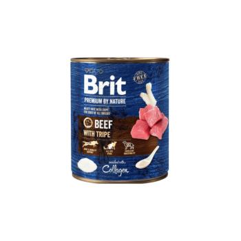 Brit Premium by Nature Adult Beef with Tripes konzerv 6x400 g kép