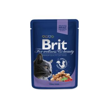 Brit Premium Cat Pouches with Cod Fish 12x100 g kép
