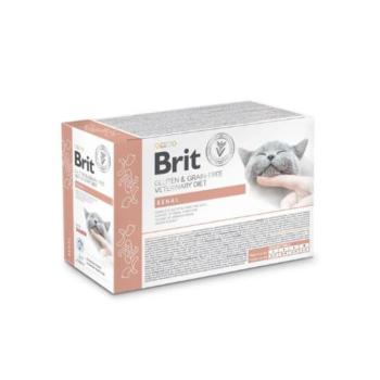 Brit Veterinary Diets Cat GF fillets in Gravy Renal 12x85g kép