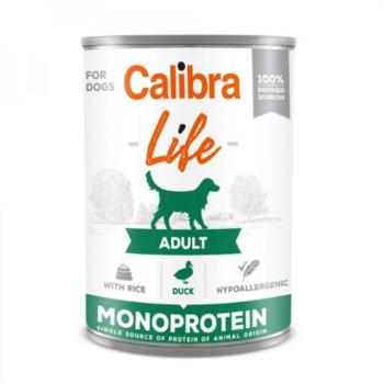 Calibra Dog Life Adult Duck with rice konzerv 6x400g kép