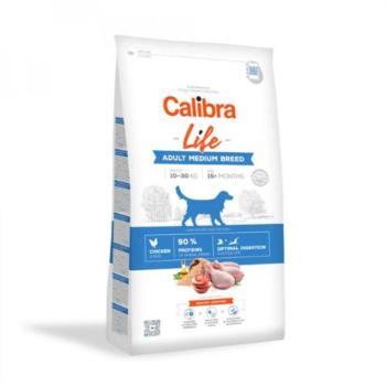 Calibra Dog Life Adult Medium Breed Chicken kutyatáp 2x 12 kg kép