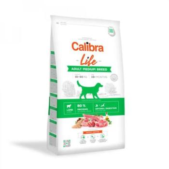 Calibra Dog Life Adult Medium Breed Lamb kutyatáp 2x 12 kg kép