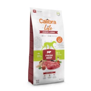 Calibra Dog Life Junior Large Breed Fresh Beef kutyatáp 2x 12 kg kép