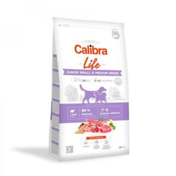 Calibra Dog Life Junior Small & Medium Breed Lamb kutyatáp 2x 12 kg kép
