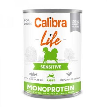 Calibra Dog Life Sensitive Rabbit konzerv 6x400g kép