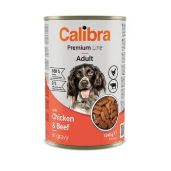 Calibra Dog Premium with Chicken&Beef konzerv 12x1240g kép