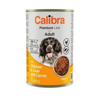 Calibra Dog Premium with Chicken&Liver konzerv 12x1240g kép