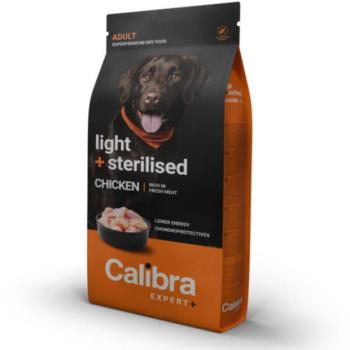 Calibra Expert+ Adult Light & Sterilised chicken 12 kg kép