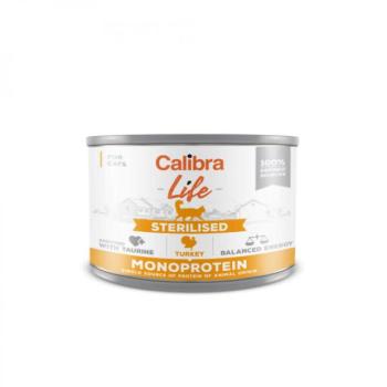 Calibra Life Sterilised turkey 200 g kép