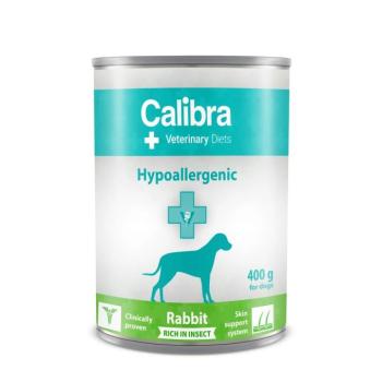 Calibra Veterinary Diets Dog Hypoallergenic konzerv - nyúl rovarral 400 g kép