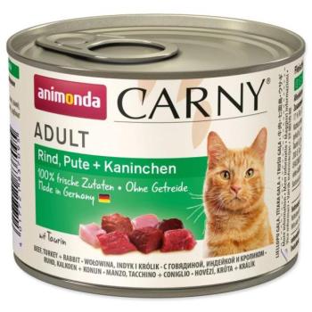 Can Animonda Carny Felnőtt marha, pulyka és nyúl 200g kép