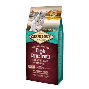 Carnilove Cat Fresh Adult Cat Carp&Trout Sterilised Ponty és Pisztráng Hússal 400g kép
