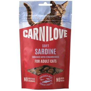 Carnilove Cat Soft Snack Sardine enriched with Strawberry 50 g kép