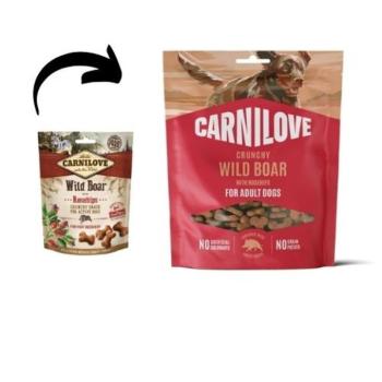Carnilove Dog Crunchy Snack Vaddisznóhús Csipkebogyóval 200g kép