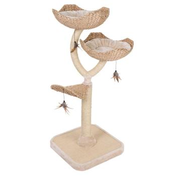 zooplus Exclusive Cat´s Flower krémszín kaparófa macskáknak kép