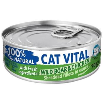 Cat Vital Wild boar & chicken 70 g kép