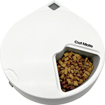 Cate Mate C500 automata etető kutyáknak, macskáknak, fehér, 5 étkezés kép
