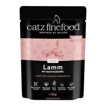 24x85g catz finefood Pure bárány tasakos nedves macskatáp kép