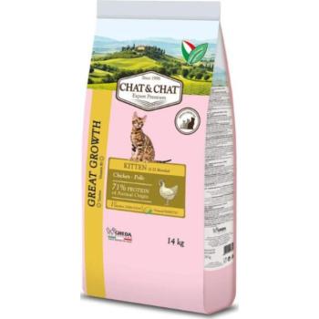 Chat&Chat Kitten chicken 14 kg kép