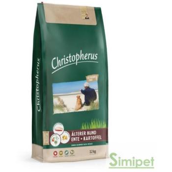 Christopherus Dog Senior Grainfree Duck & Potato 12 kg kép