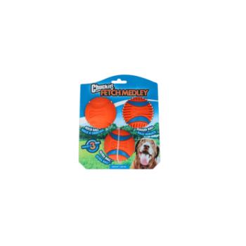 Chuckit Fetch Medley 3 Labda Szett M kép