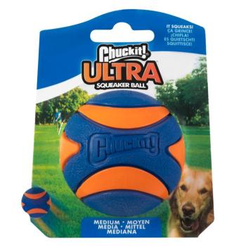 Chuckit! Ultra Squeaker Ball sípoló kutyalabda, M méret, Ø 6,4 cm kép