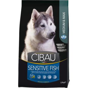 CIBAU Medium & Maxi Sensitive Fish 2x12+2 kg kutyatáp kép