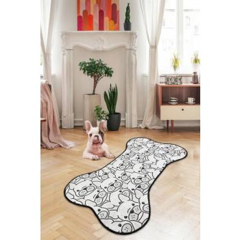 Conceptum Hypnose Carpet (80 x 140) Fehér Fekete Liomo kép