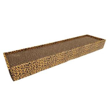 Croci Home Decor Leopárd kaparódeszka macskáknak, 48x12,5x5cm kép