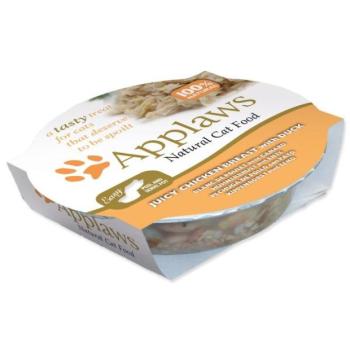 Cup Applaws Cat Juicy csirkemell és kacsa 60g