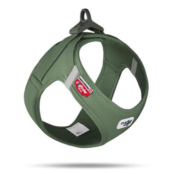 Curli Vest Clasp Air-Mesh kutyahám, mohazöld, L: mellkas körfogat 49,1-55,4cm kép