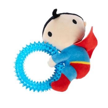 DC Superman kutyajáték gyűrűvel kb. 17x16x5cm kép