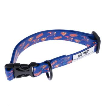 DC Superman kutyanyakörv, kék, 35-56cm nyakkörfogat, Sz 20mm kép