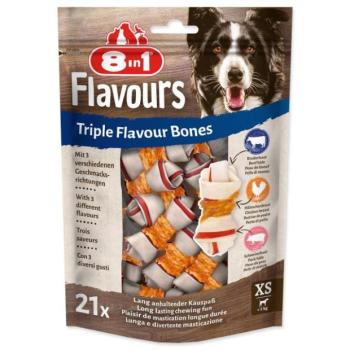 Delicacy 8in1 Triple Flavor rágócsont XS 21 db