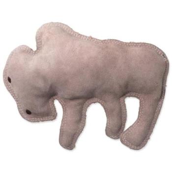 Dog Fantasy Dura-fused sípoló bölény játék, bőr és juta 28cm kép