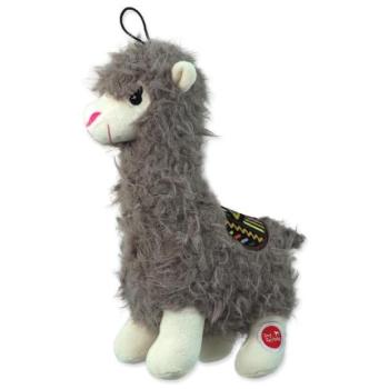 Dog Fantasy kitömött játék láma fütyülő színkeverék 26cm kép