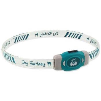 Dog Fantasy LED világító, különböző színű, újratölthető nyakörv M 50cm kép