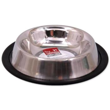 Dog Fantasy rozsdamentes acél tál gumival 15,5 cm 190 ml kép