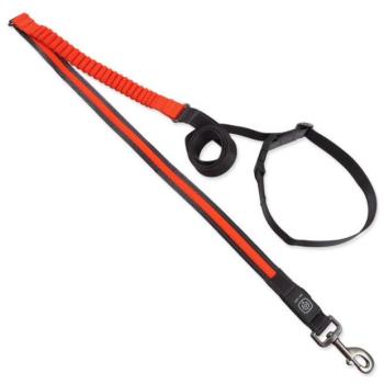 Dog Fantasy USB LED nylon futó póráz narancssárga 2,5x180-250cm kép