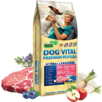 DOG VITAL Hypoallergenic Adult Mini pork, apple & blueberry 12 kg kép