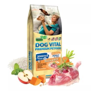 Dog Vital Sensitive Adult Duck&Rice All breeds száraz kutyatáp - kacsa, rizs 12 kg kép
