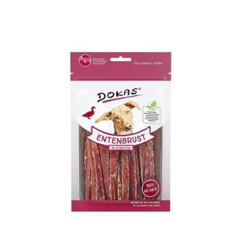 Dokas szárított kacsamell csíkokban jutalomfalat kutyáknak 70g kép