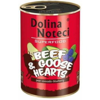 Dolina Noteci Super Food Beef & Goose hearts 400 g kép