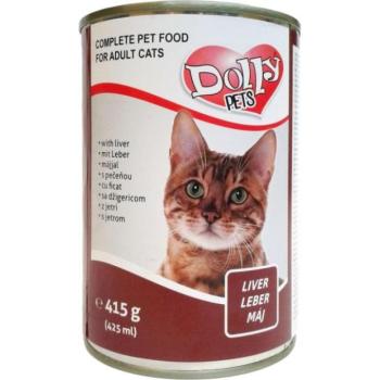 Dolly Cat liver tin 415 g kép