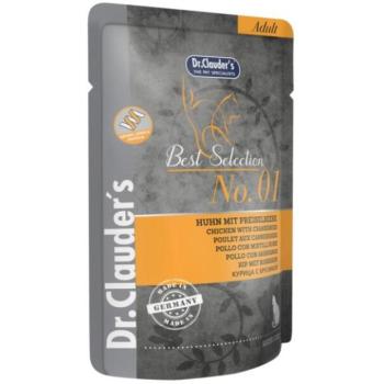 Dr.Clauder's Best Selection No.01 chicken with cranberries 85 g kép